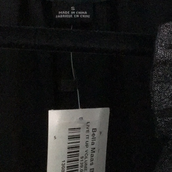 Sanctuary NWT black sparkly top - Picture 2 of 3